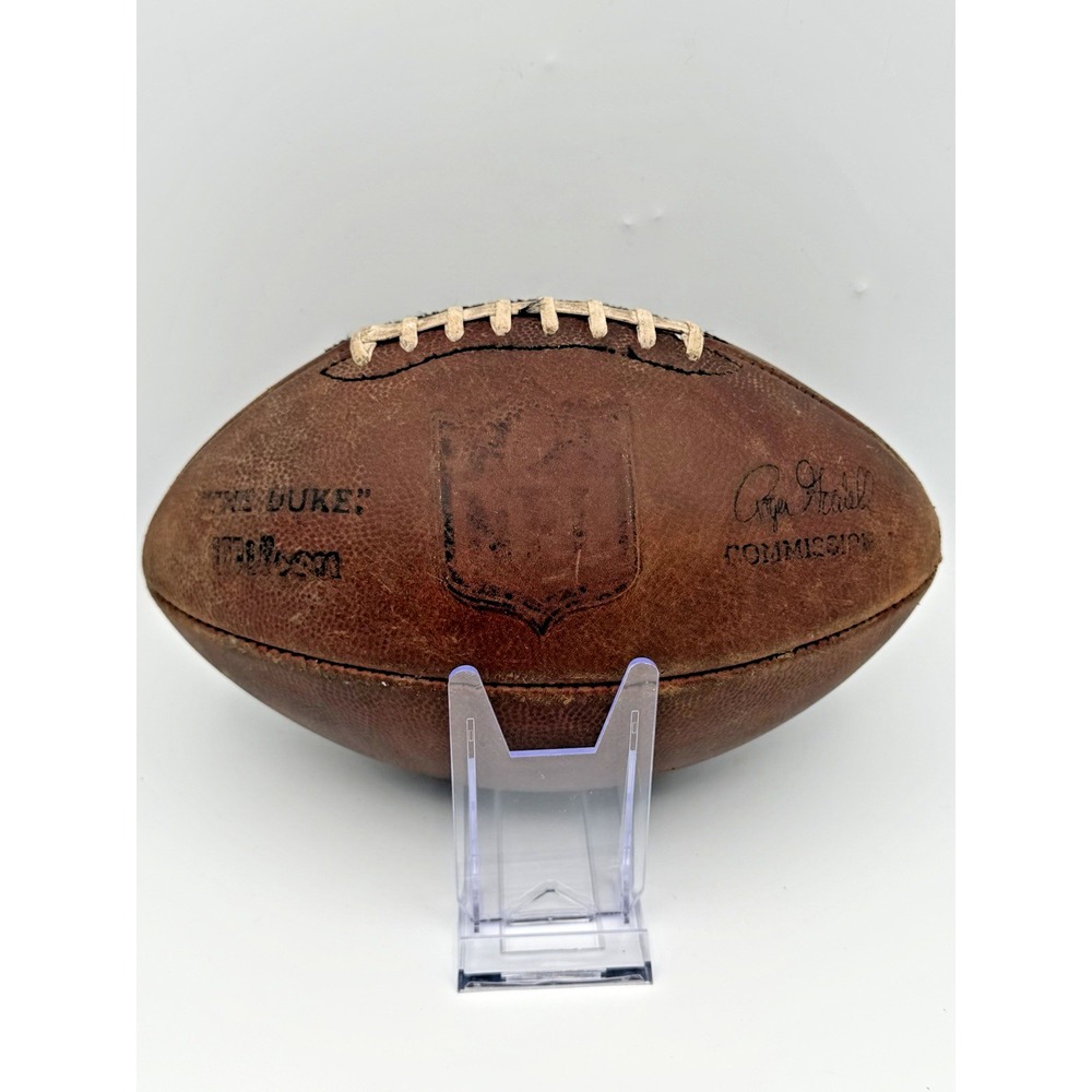 Wilson The Duke Official NFL Leather Game Football Roger Goodell Era 09 HoldsAir
